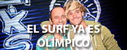 EL SURF YA ES OLIMPICO